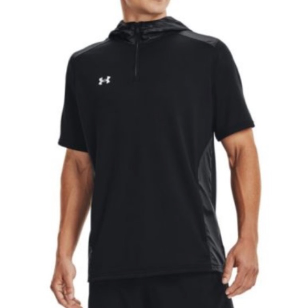 UA MENS COMMAND SHORT SLEEVE HOODIE